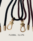 Lanyard with carabiner clip for carrying a fan – cords in several colors